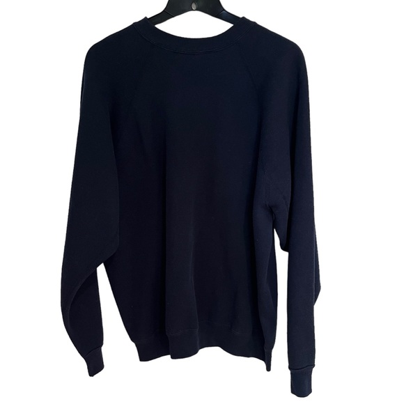 Vintage Discus Mens Navy Blue long Sleeve Sweatshirt Size L - Picture 3 of 3
